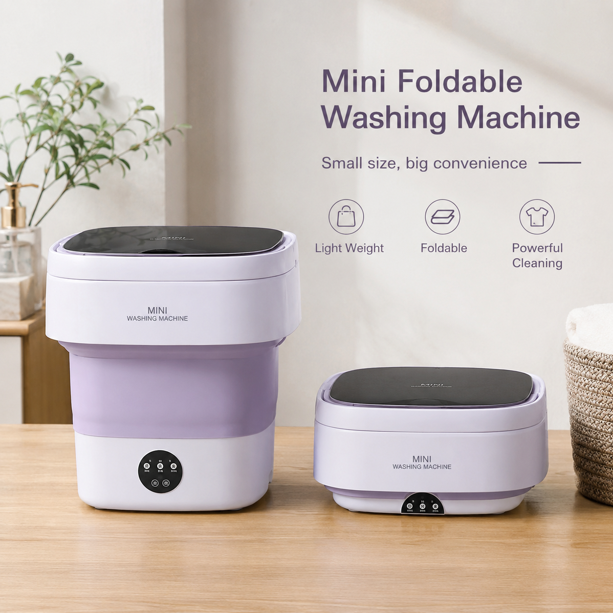 MINI FOLDABLE WASHING MACHINE