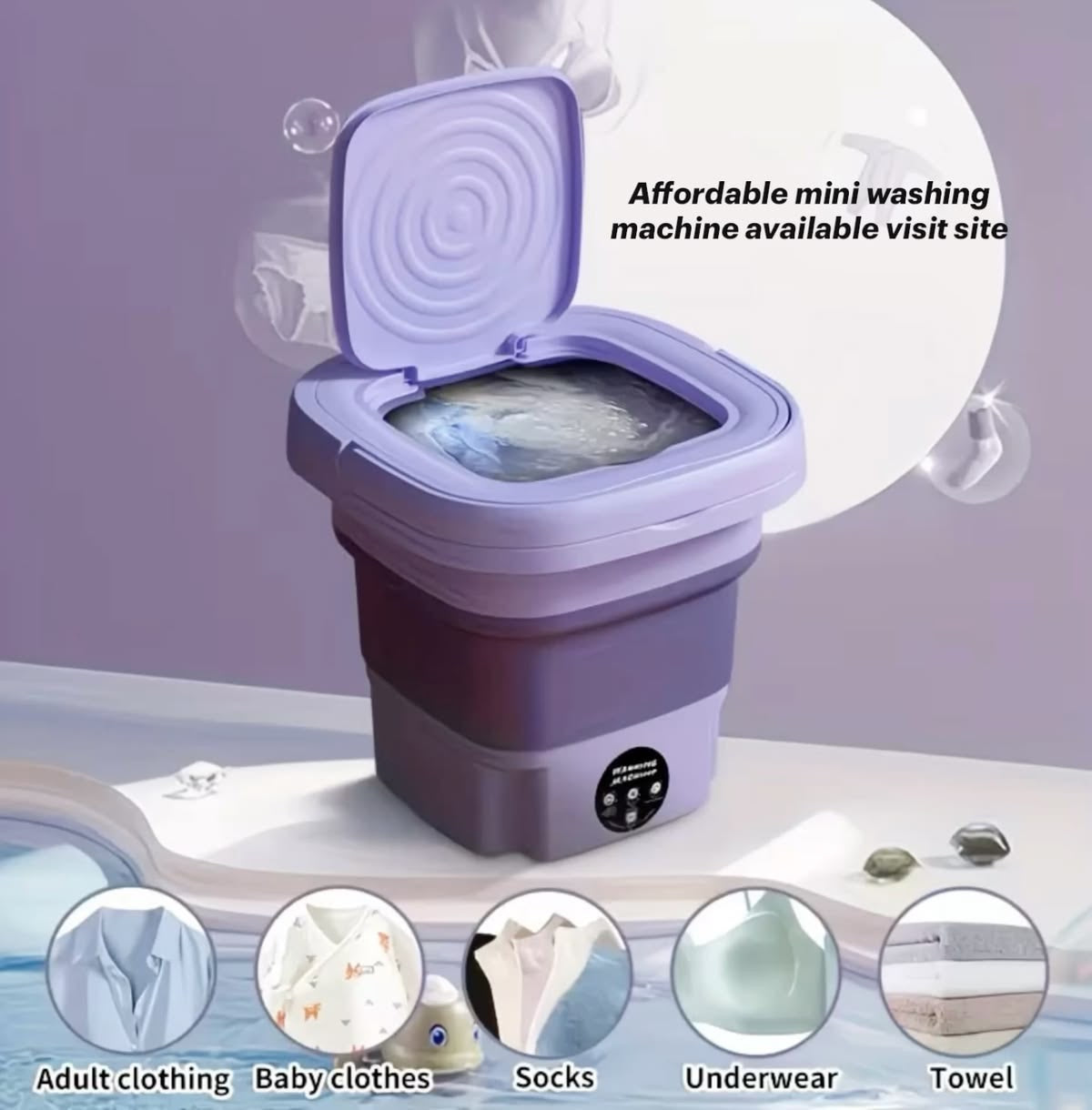MINI FOLDABLE WASHING MACHINE