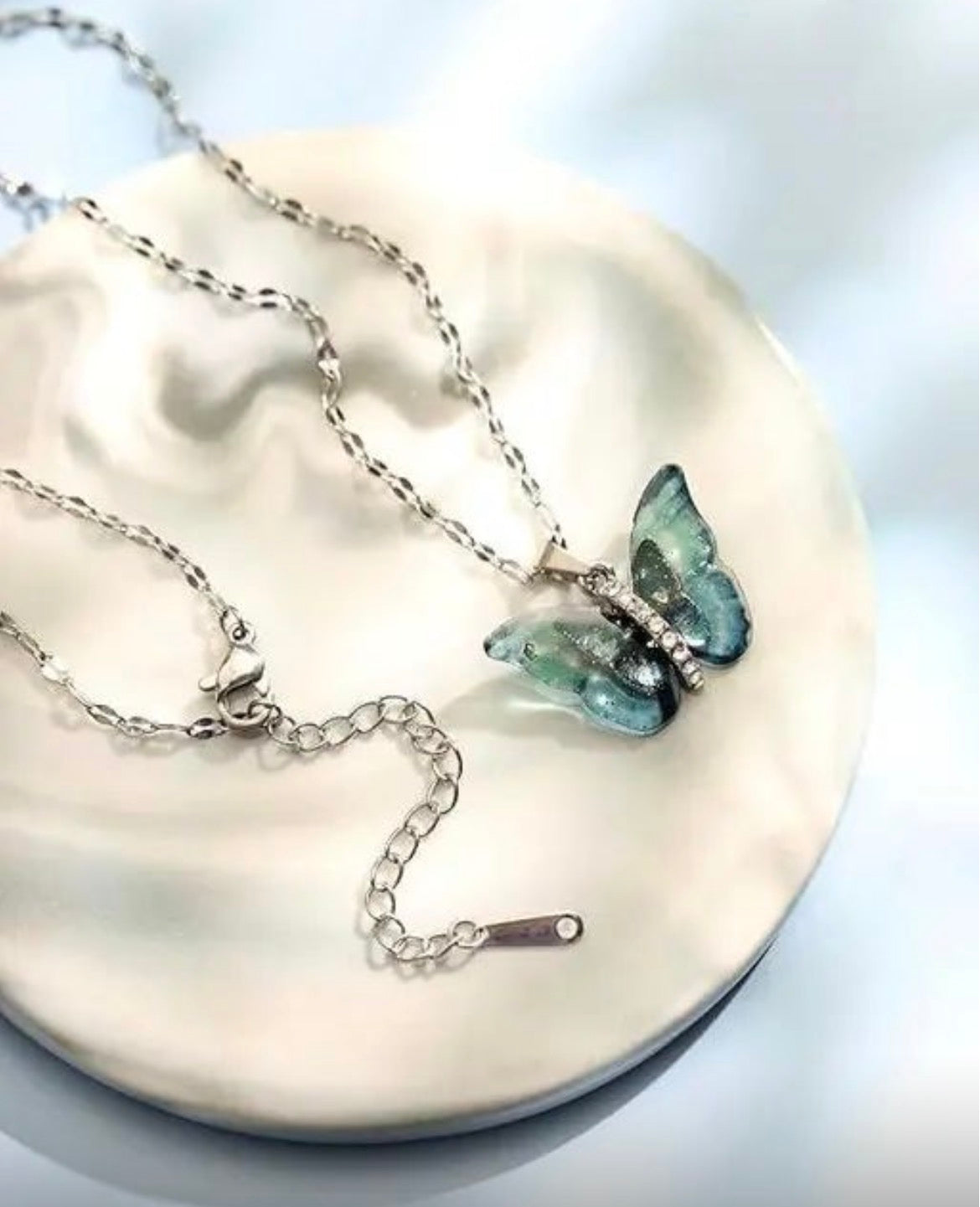 🦋 Enchanted Butterfly Charm Necklace ✨