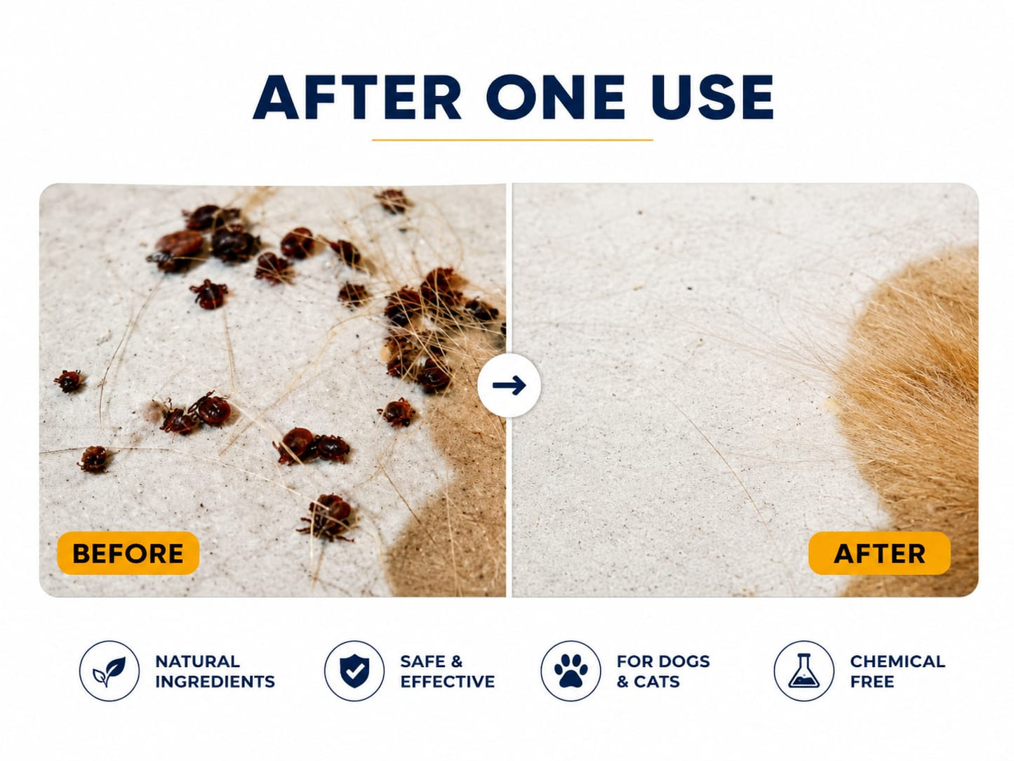 🐾 Anti-Tick & Flea Combo for Dogs & Cats