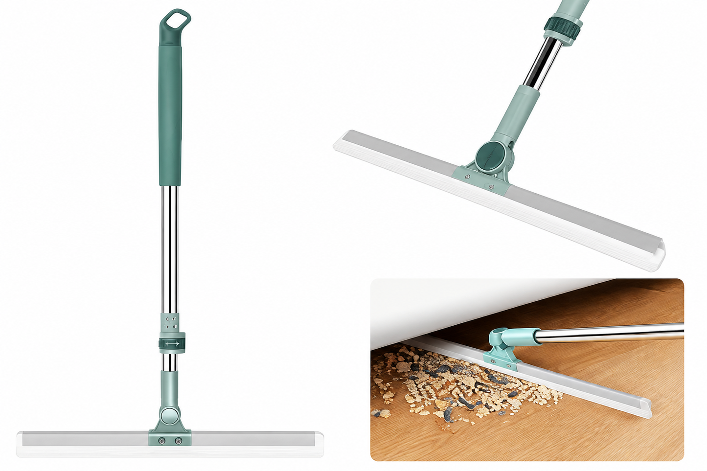 🧹 Multi-Surface Long Handle Glass & Tile Mop | ✨ Easy Cleaning Wiper for Glass, Tiles & Floors